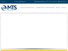 Tablet Screenshot of mtscleansing.co.uk
